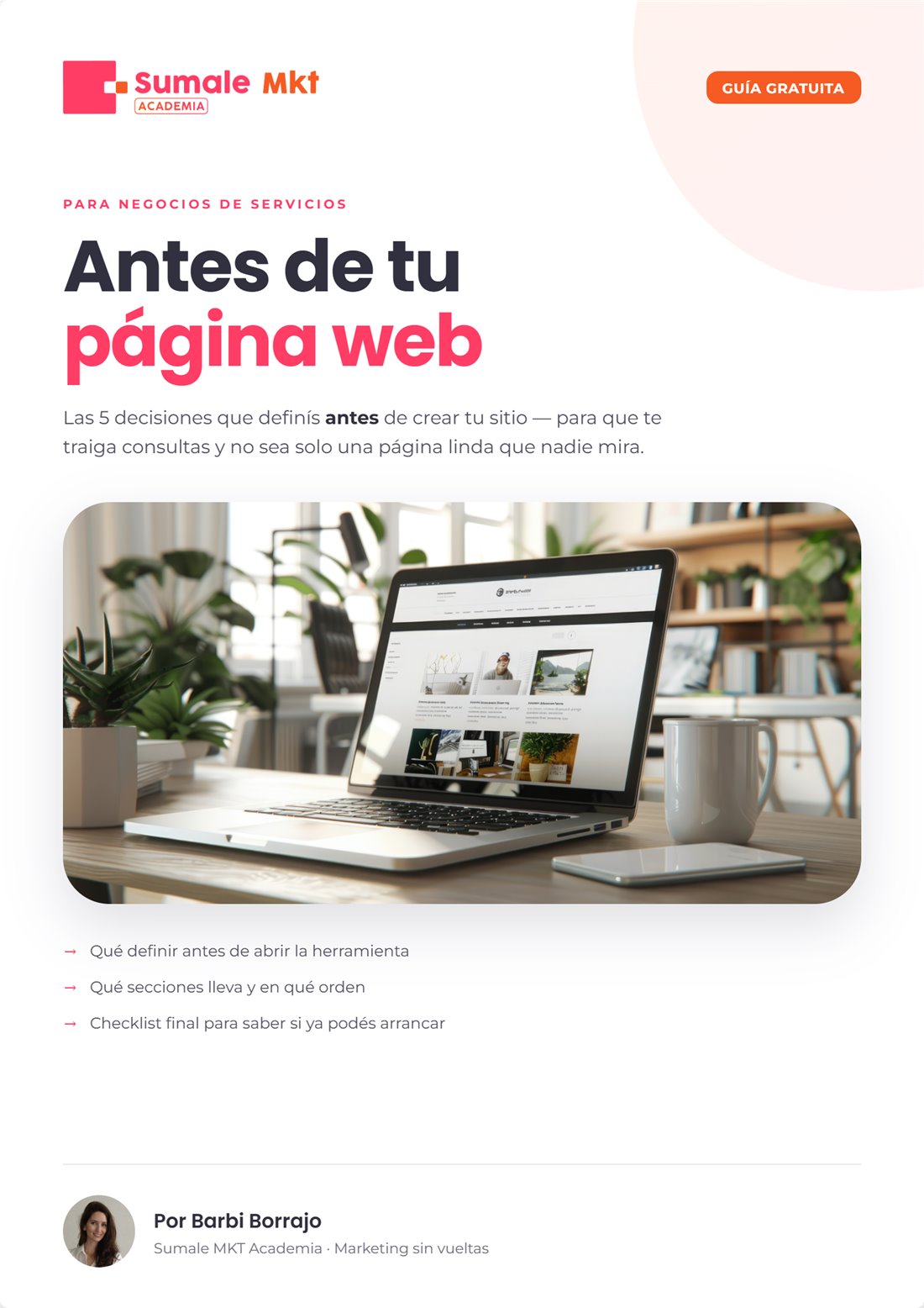 Portada de la guía Antes de tu página web