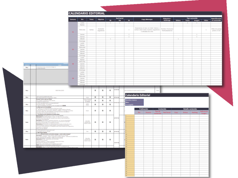 Calendarios editoriales gratuitos